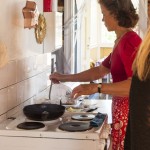 Grannies making crepes - Suomenlinna - Helsinki, Finland