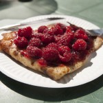 Fresh crepes and raspberries- Suomenlinna - Helsinki, Finland