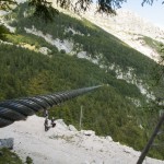 Zip line - Bovec, Slovenia