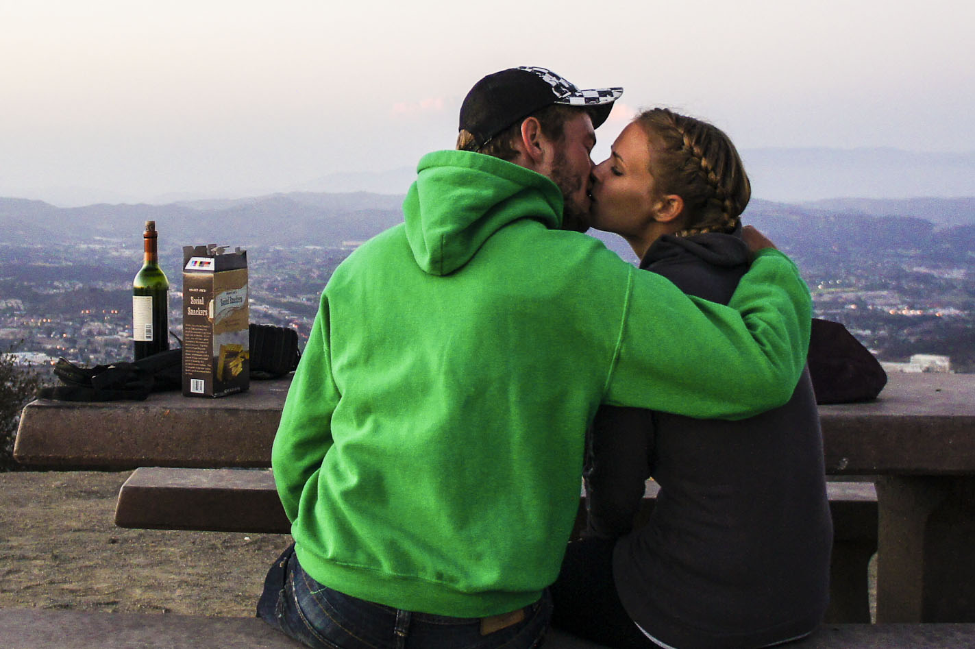 Sunset picnic - San Marcos, California