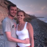 Sunset boogie boarding session - Carlsbad State Beach - San Diego, CA