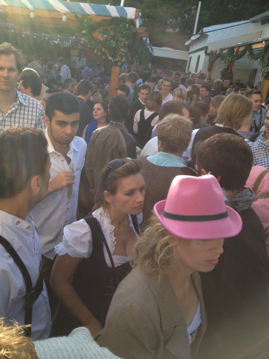 oktoberfest crowd